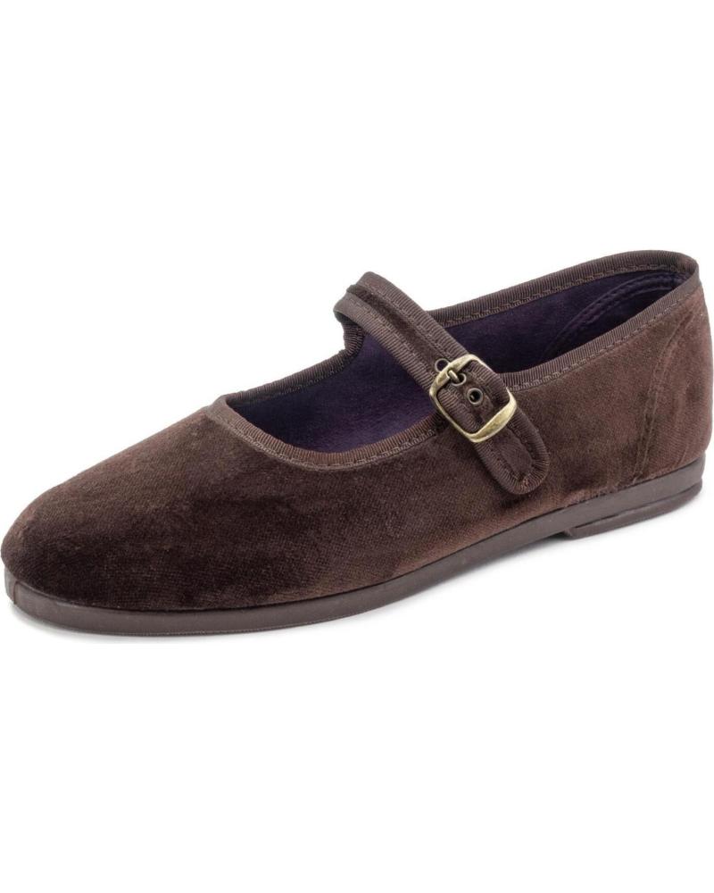 NATURAL WORLD 8997 M LOIRE MERCEDITAS TERCIOPELO ALGODÓN ORGÁNICO MARRÓN MARRON