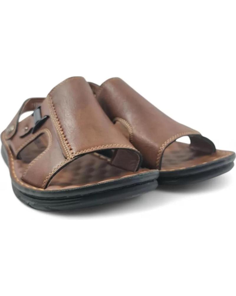 TIMBOS SANDALIA DE HOMBRE CAMEL 131734 MARRóN