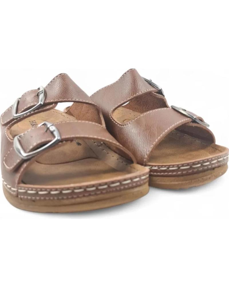TIMBOS SANDALIA BIO DE PIEL PARA HOMBRE CAMEL 131731 MARRóN