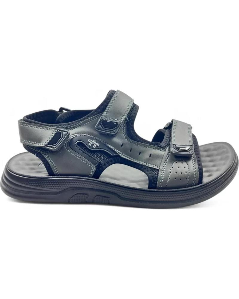 SANDALIA DEPORTIVA TIMBOS VELCRO GRIS MODELO 131481 GRIS