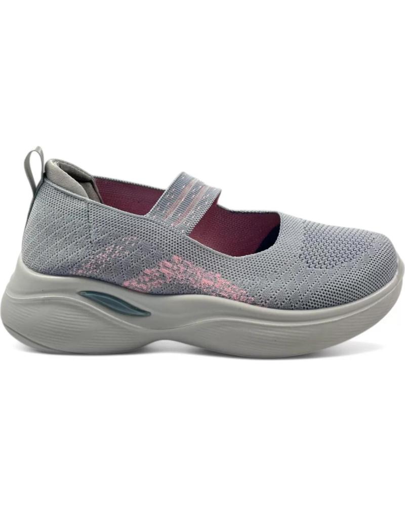 TIMBOS MERCEDES DEPORTIVAS ELÁSTICO GRIS MODELO 131051 GRIS