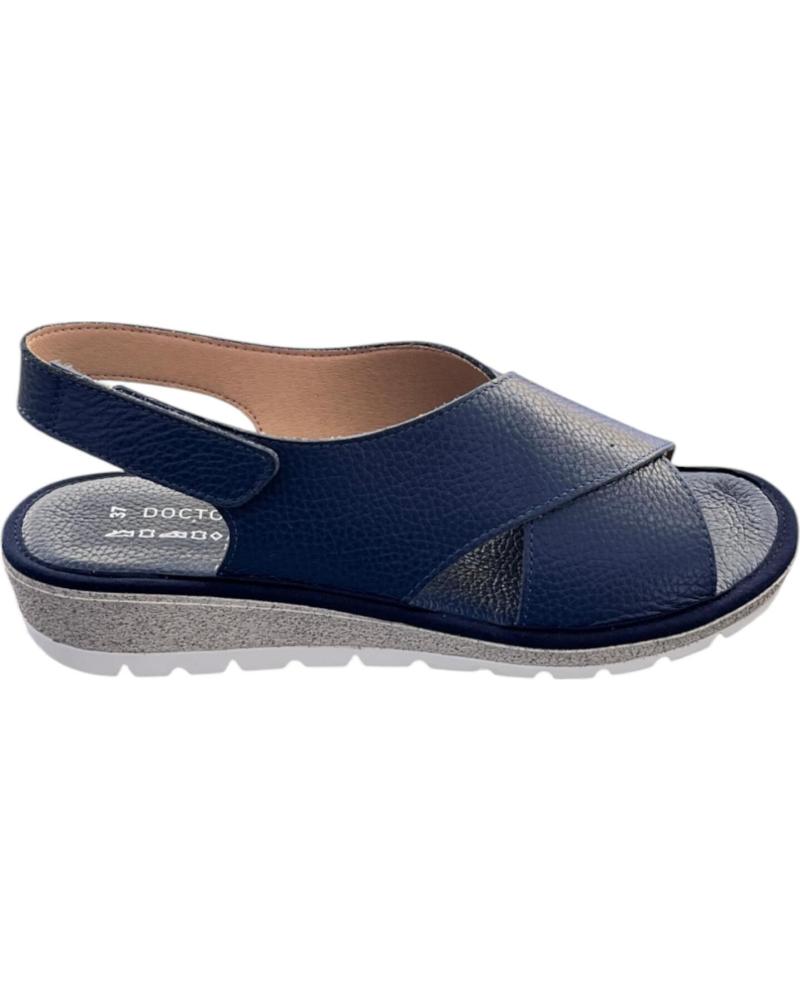 SANDALIAS D`CUTILLAS DOCTOR CUTILLAS 35310 MARINO CON PLANTILLA DE PIEL MARINO