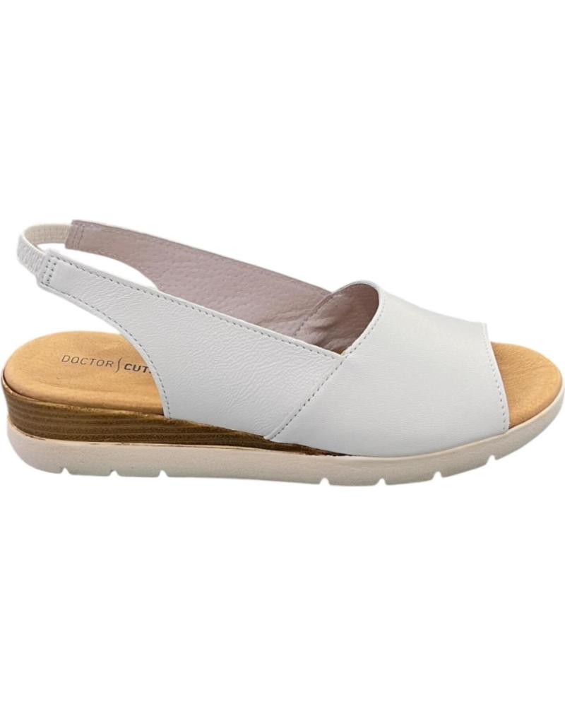 SANDALIAS D`CUTILLAS DOCTOR CUTILLAS 37850 BLANCAS CON TIRA TRASERA VARIOS COLORES