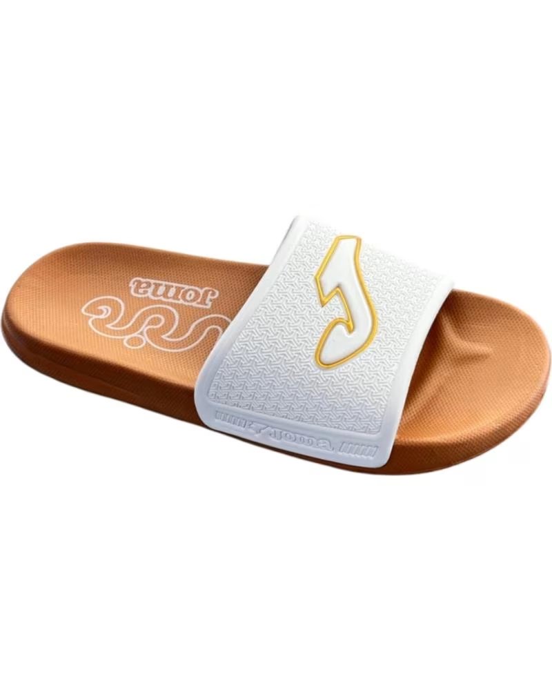 Chanclas Joma S Island 2502 Blancas con Logo Dorado Varios Colores