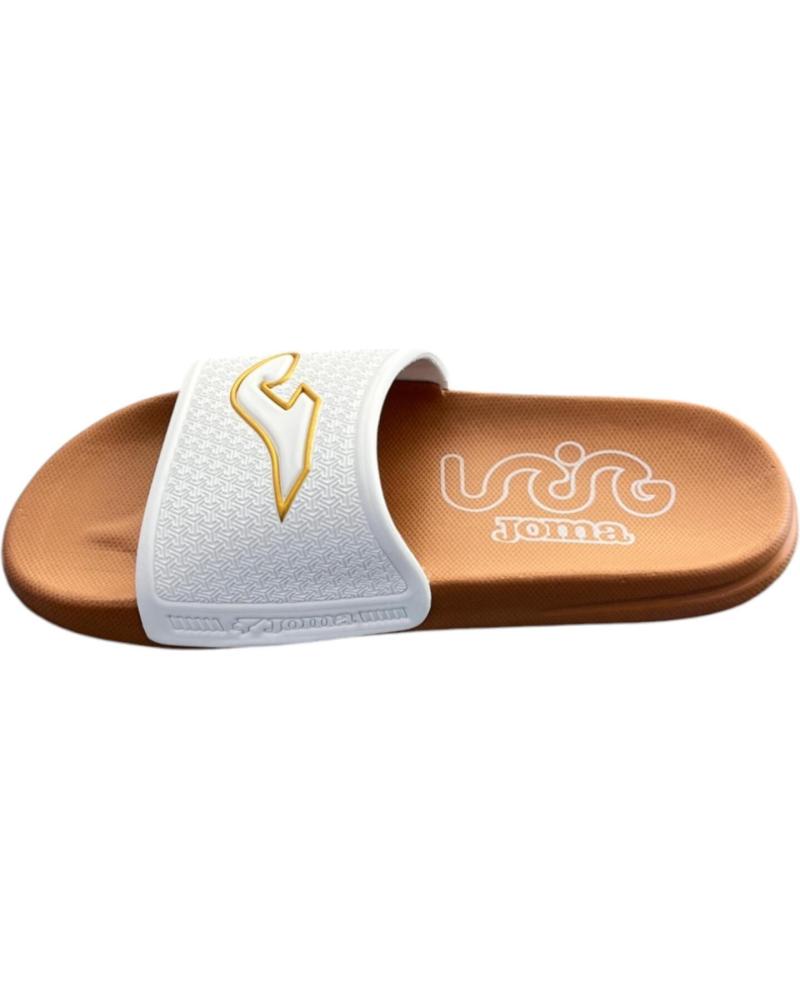 CHANCLAS JOMA S ISLAND 2502 BLANCAS CON LOGO DORADO VARIOS COLORES