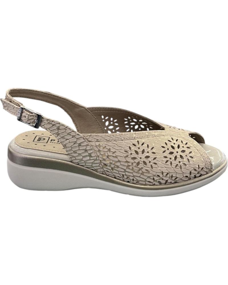 SANDALIAS DE CUÑA PITILLOS 10342 ORO ORO