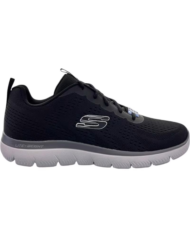 Skechers Summits-torre Memory Foam 232395-BKCC Negro Bkcc