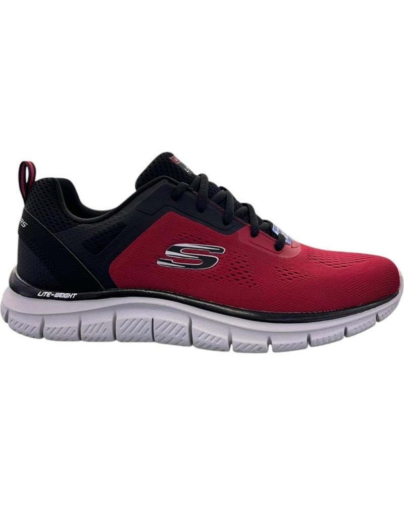 SKECHERS TRACK-BROADER ZAPATILLAS DEPORTIVAS HOMBRE ROJO