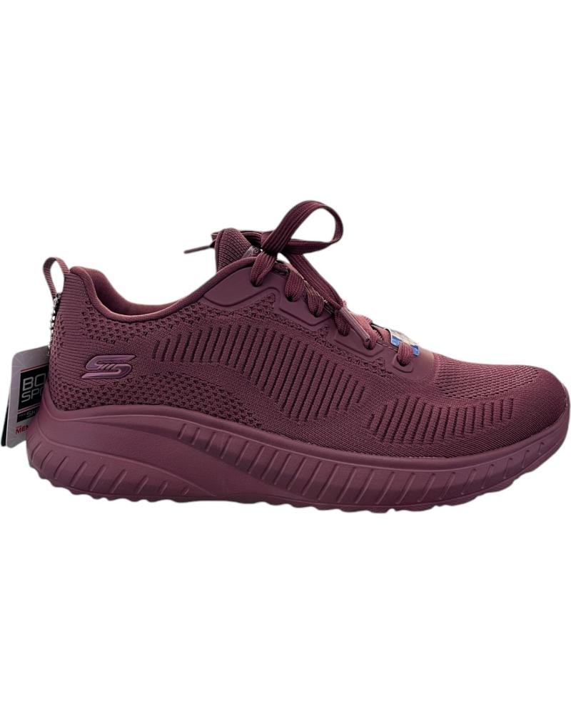 ZAPATILLAS SKECHERS BOBS SQUAD CHAOS - FACE OFF 117209 PLUM MALVA MALVA