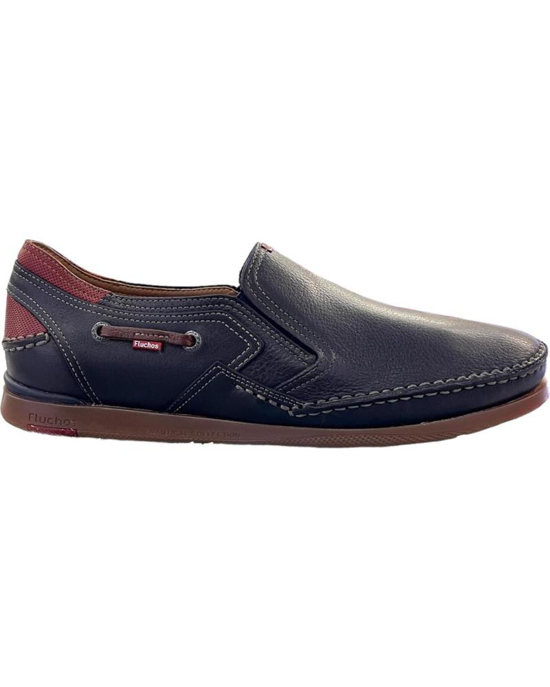 MOCASINES DE PIEL FLUCHOS MARINER 9883 MARINO T MARINO TERRACOTA