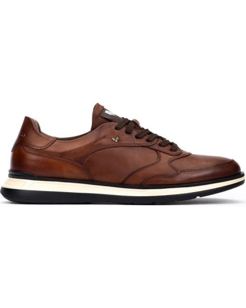 ZAPATILLAS CASUAL MARTINELLI WALDEN 1606-2791LA PIEL MARRÓN MARRóN