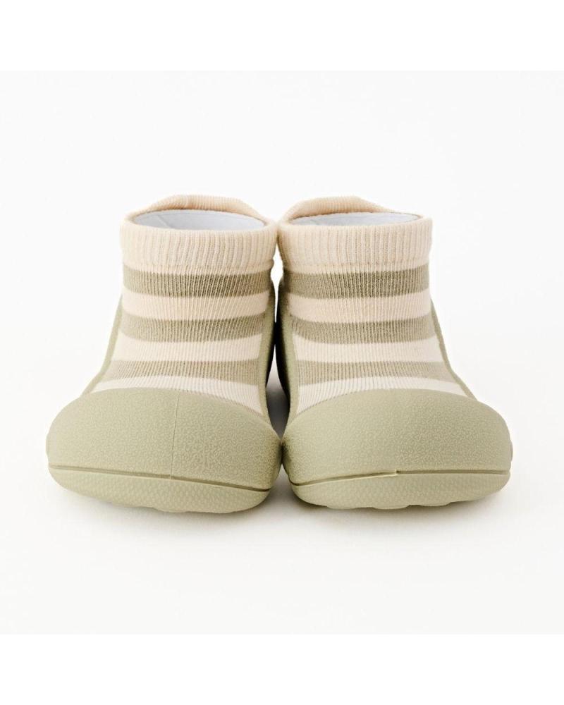 ZAPATILLAS ATTIPAS STRIPE OLIVE STR040 RAYAS PARA BEBÉS A RAYAS