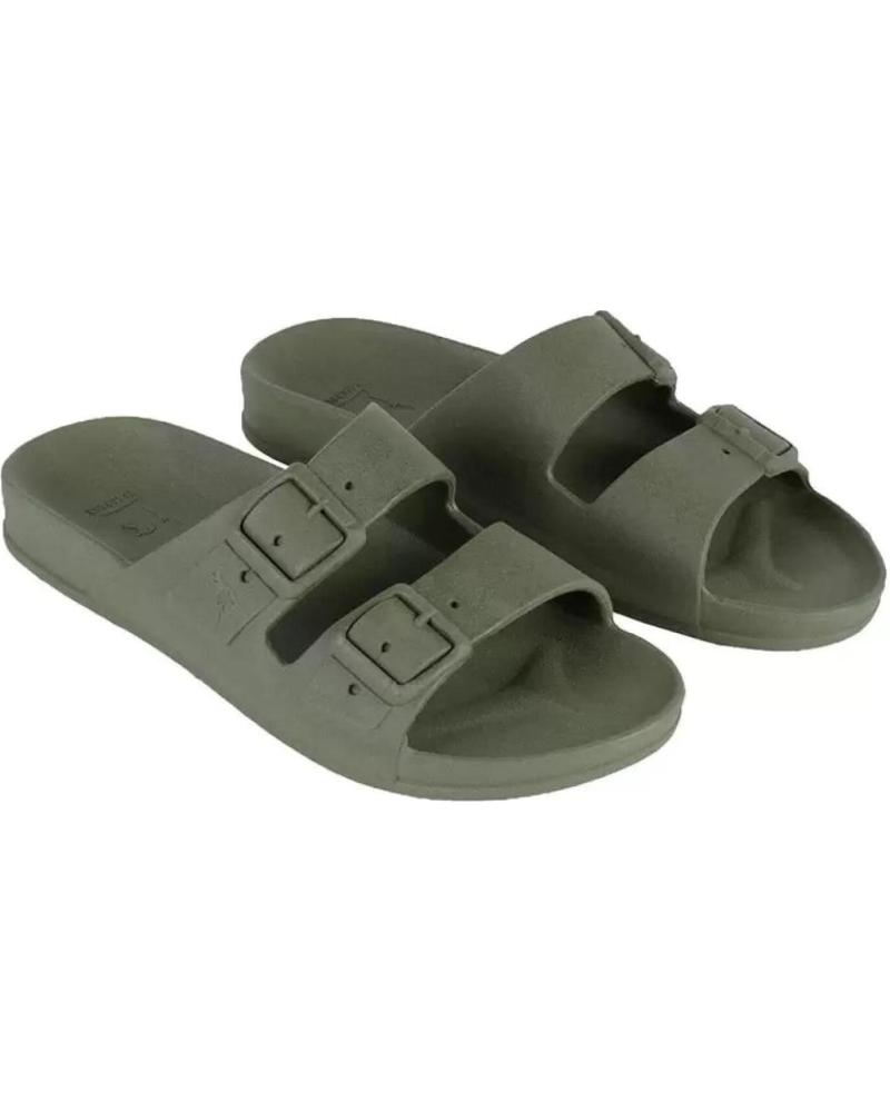 CHANCLAS CACATOES RIO DE JANEIRO DARK KAKI VERDE VERDE