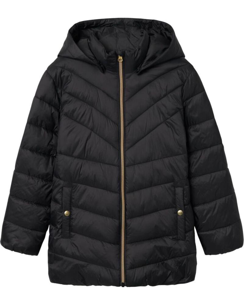 NAME IT CHAQUETA ACOLCHADA CON CAPUCHA NAME IT PARA NIÑA NEGRO