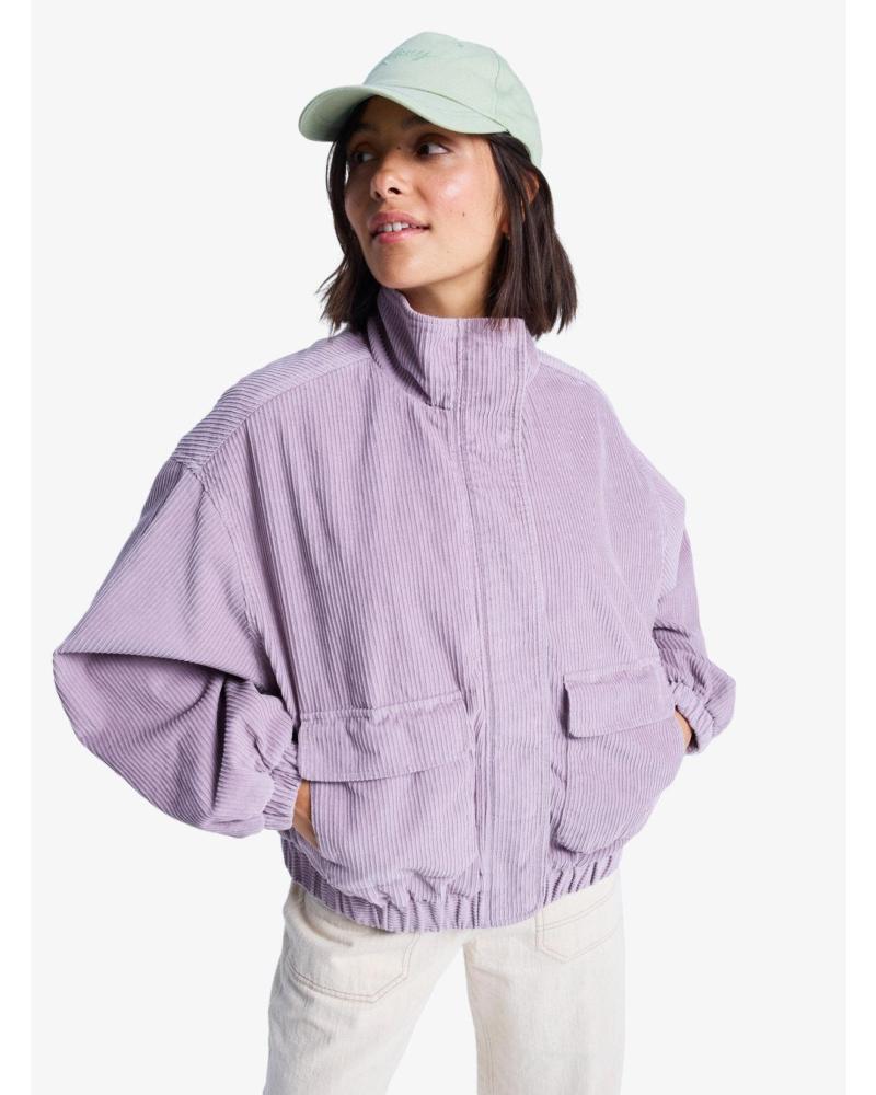 ROXY CHAQUETA OVERSIZE PANA MUJER ERJJK036946 VIOLETA