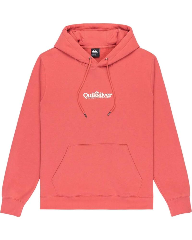 SUDADERA CON CAPUCHA QUIKSILVER SCREEN FINELINE EQYFT05136 ROSA OSCURO ROSA OSCURO