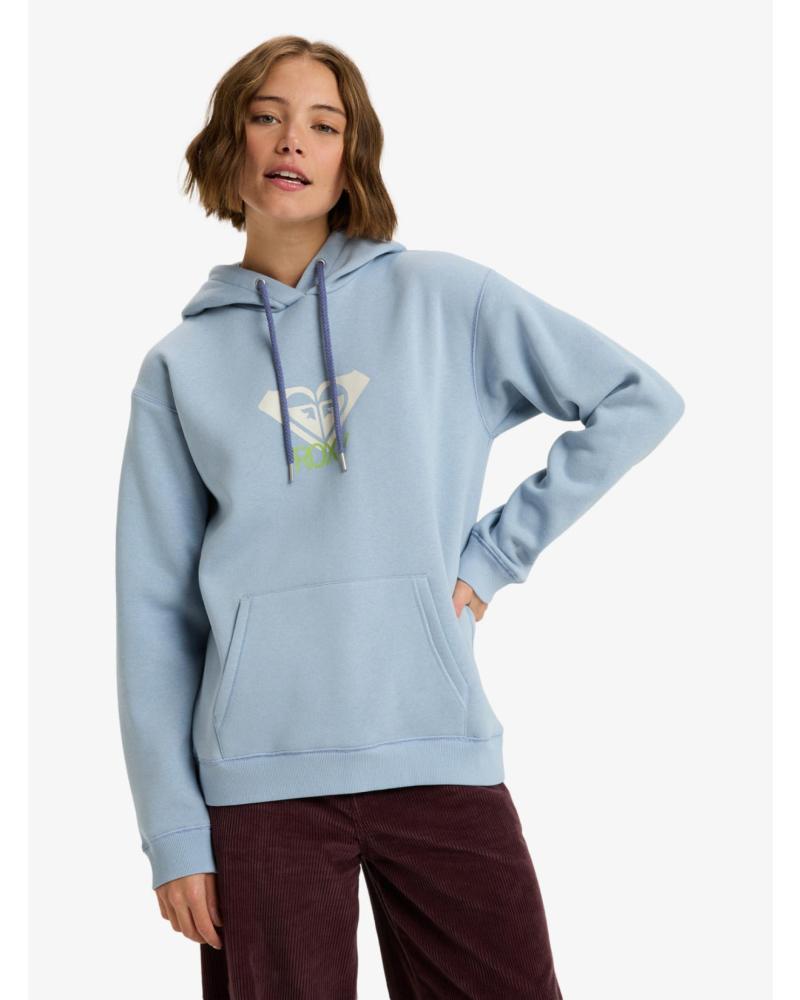 SUDADERA CON CAPUCHA ROXY ERJFT05020 CELESTE CELESTE