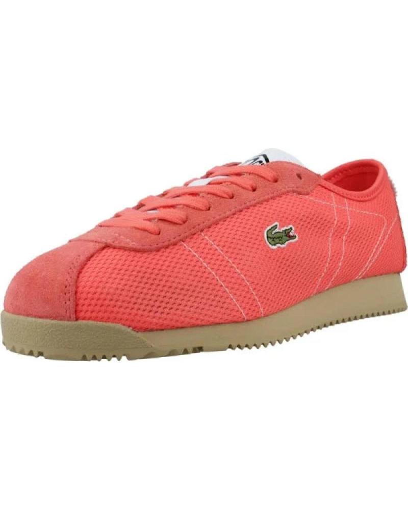 ZAPATILLAS LACOSTE CLUB-LOW TEXTIL CORAL - REF. 749SMA0043 CORAL