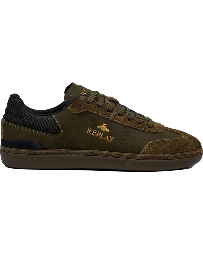 REPLAY ZAPATILLAS HOMBRE GMSD7 VERDE