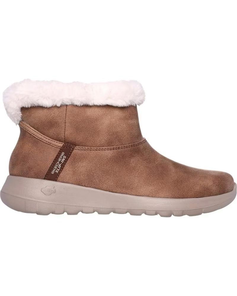 Skechers Botines Slip-ins On-the-go Joy Cozy Dream Camel Marrón Marron