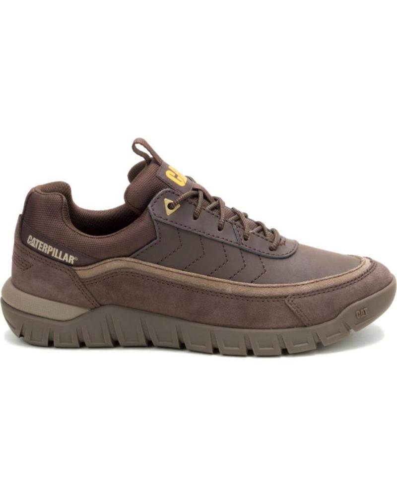 CATERPILLAR VERSAGE LOW - ZAPATILLAS CASUAL DE PIEL MARRÓN MARRóN