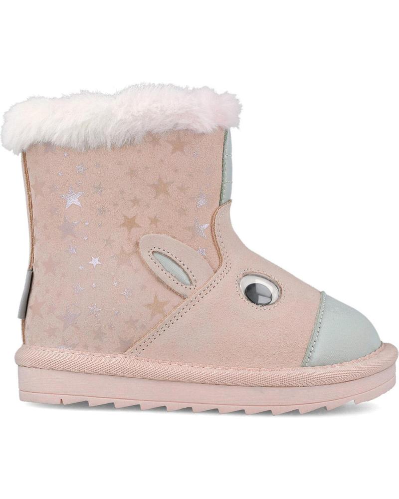 BOTAS GARVALÍN UNICORNIO NIÑA PELUCHE INTERIOR ROSA ROSAA032