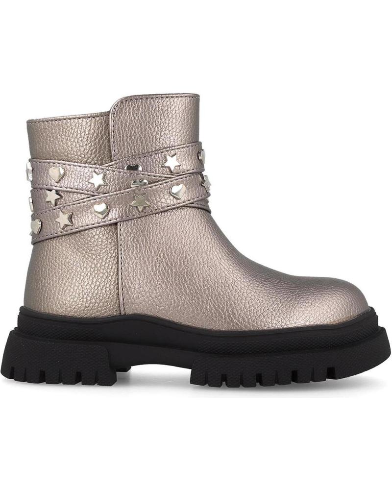 BOTINES URBANOS GARVALIN 251566-B200 NIÑA METALIZADOS GRIS PLOMO PLOMOB200