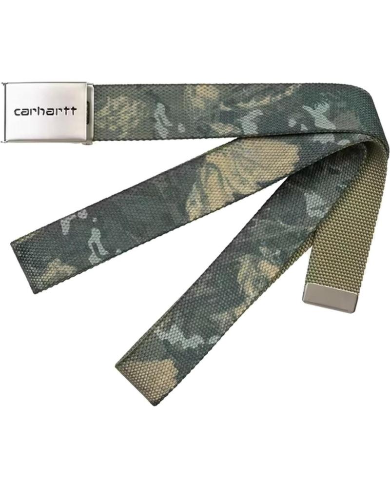 CINTURÓN CARHARTT WIP CLIP CHROME CAMUFLAJE COMBI VERDE NAN NAN