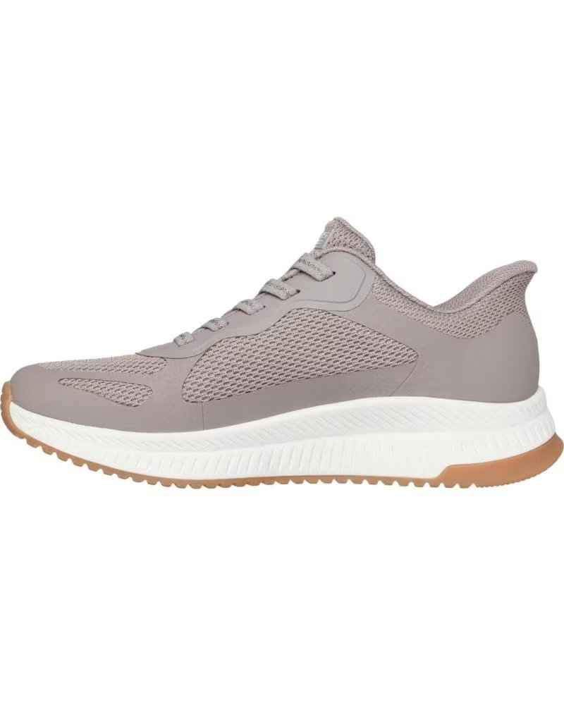 TÊNIS SKECHERS BOB SQUAD MESH BEIG