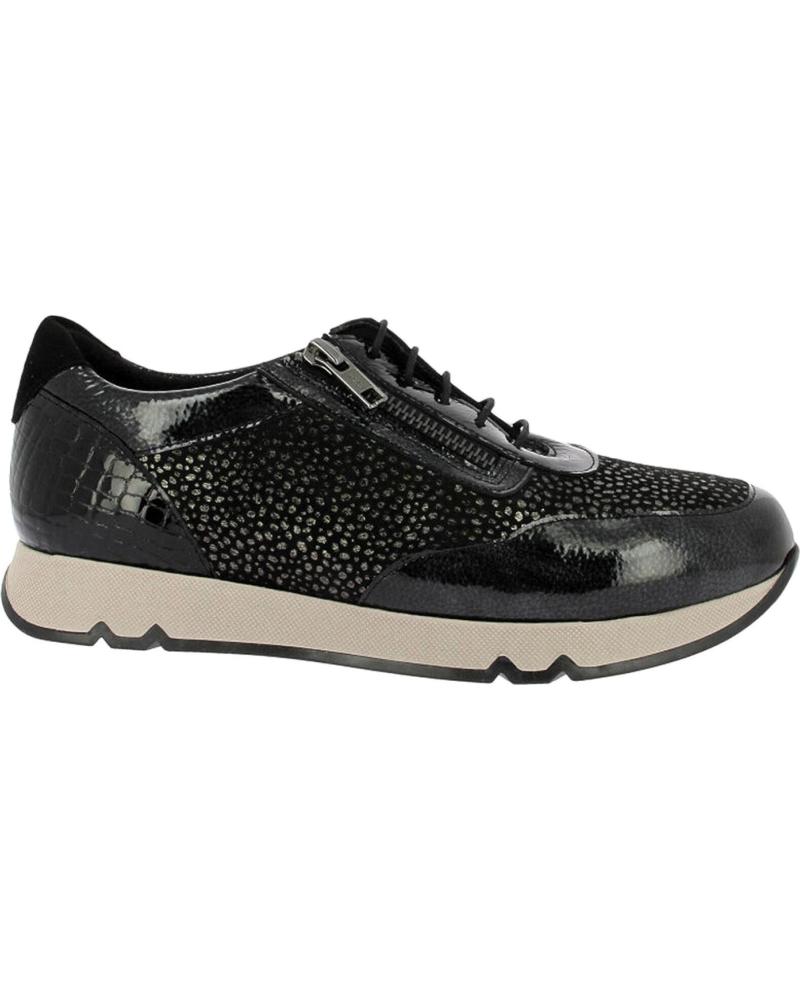 ZAPATILLAS DOCTOR CUTILLAS 82832 ESCAMAS NEGRO NEGRO