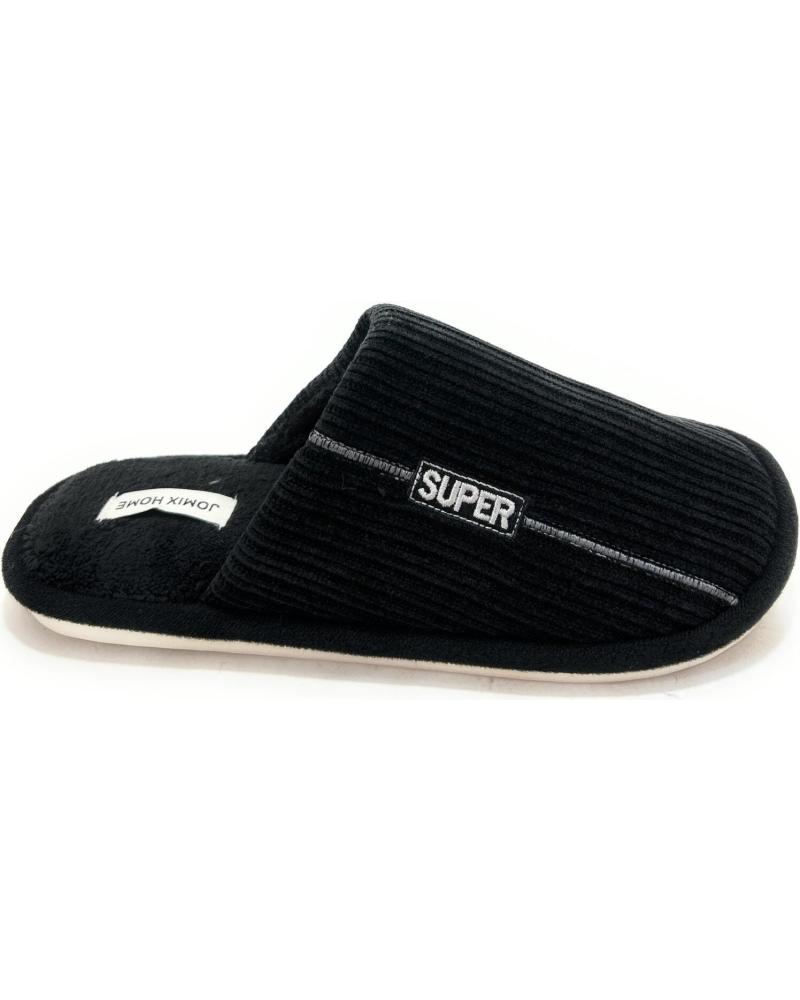 JOMIX ZAPATILLAS DE CASA CONFORT SUPER NEGRO NEGRO
