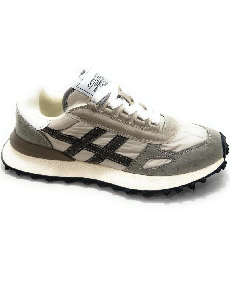 CORINA ZAPATILLAS DEPORTIVAS CASUAL DE CORDONES TEJIDO GRIS GRIS