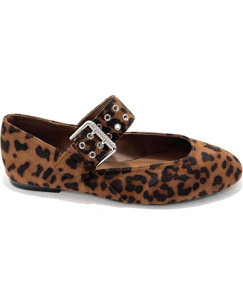 MERCEDITAS KISS LEISS CON CORREA, REMACHES Y HEBILLA, ESTAMPADO LEOPARDO VARIOS COLORES