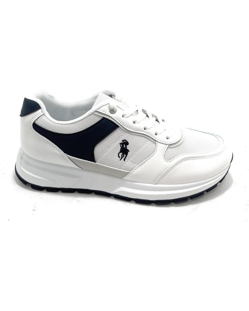 ZAPATILLAS CASUAL LEONAL CORDON REJILLA MODELO CABALL BLANCAS BLANCO