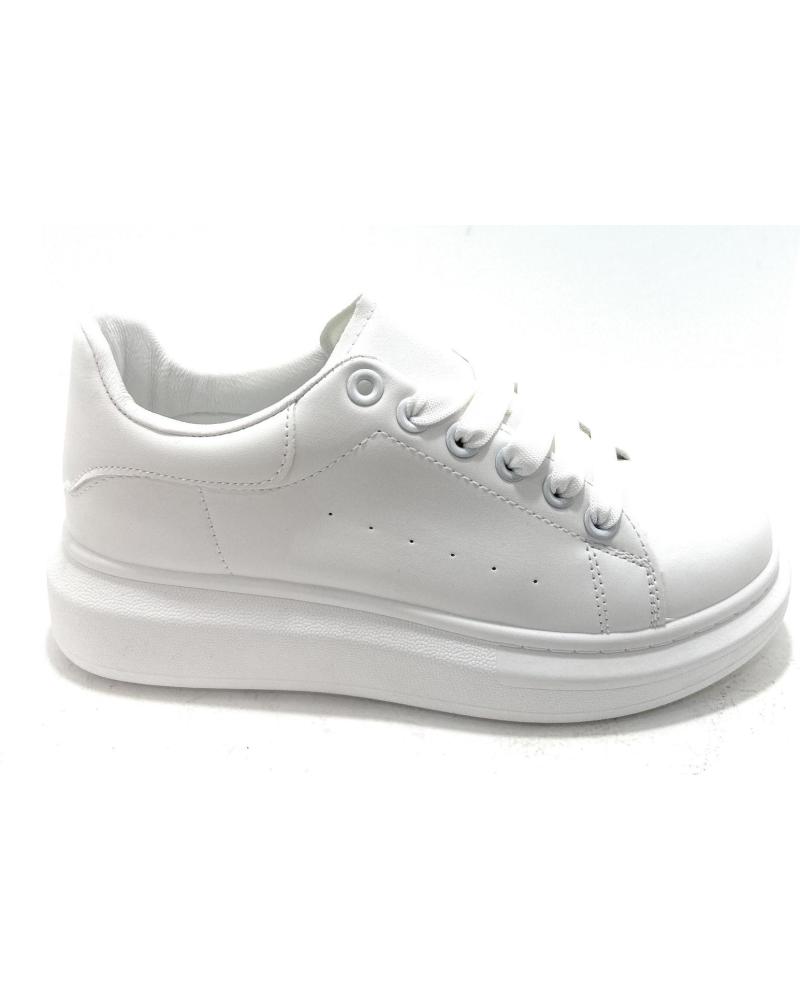 TONI PONS ZAPATILLAS DOBLE PLATAFORMA CONFORT CORDONES BLANCAS BLANCO