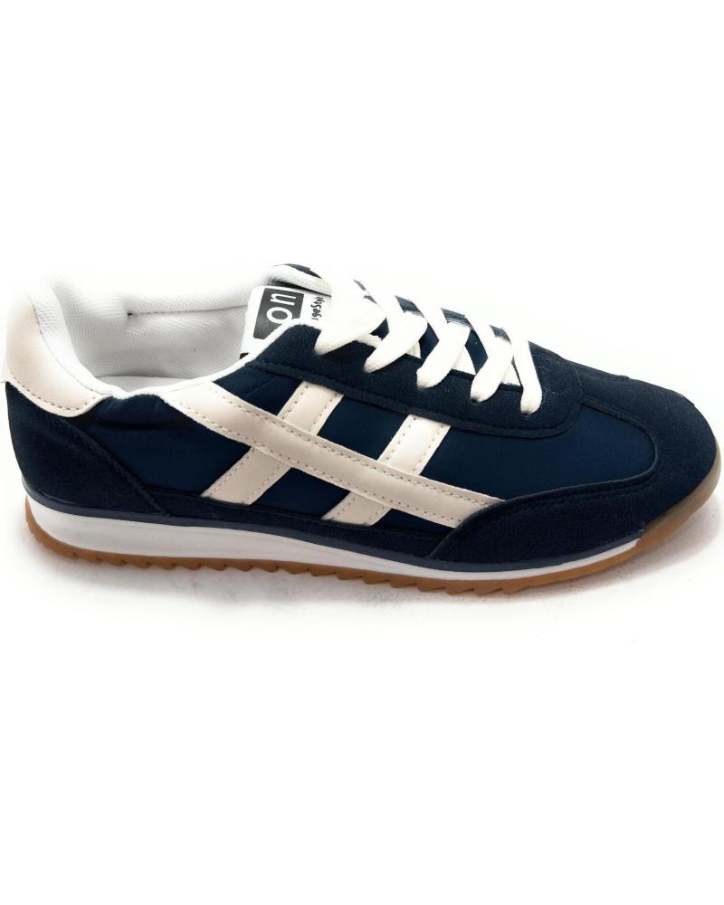 BUBBLE BOBBLE ZAPATILLAS CLASSIC CADETE AZULES CON CORDONES AZUL