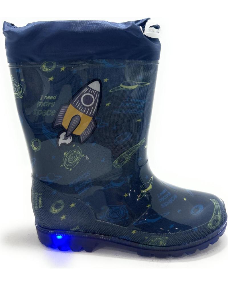 BUBBLE BOBBLE BOTAS DE AGUA CON LUZ COHETE AZUL AZUL