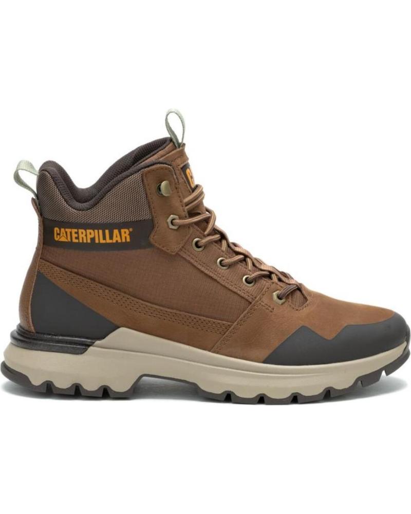 CATERPILLAR COLORADO SNEAKER - BOTAS DE PIEL MARRÓN MARRóN