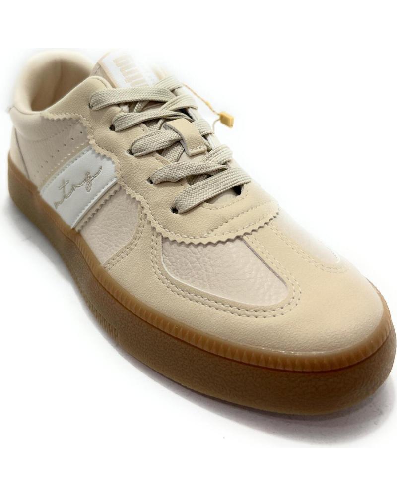 ZAPATILLAS MTNG CLASSIC CON CORDONES BEIGE BEIGE