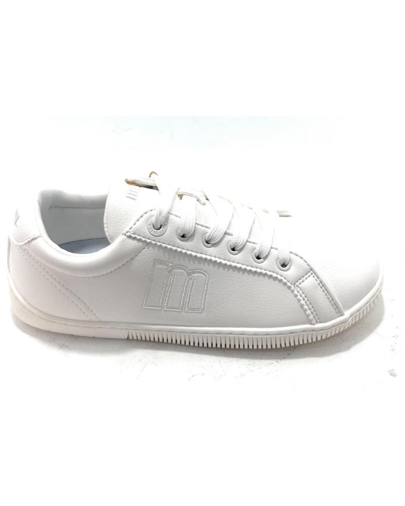 ZAPATILLAS CASUAL MTNG MUSTANG CLASSIC CORDÓN BLANCAS BLANCO