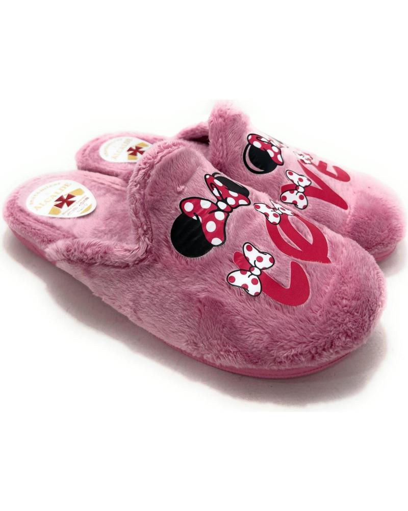 ALCALDE ZAPATILLAS DE CASA MINNIE LOVE CONFORT ROSA VARIOS COLORES