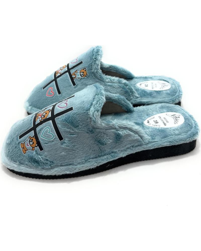 ZAPATILLAS ALCALDE PARQUETOSITOS TIC-TAC-TOE AZULES VARIOS COLORES