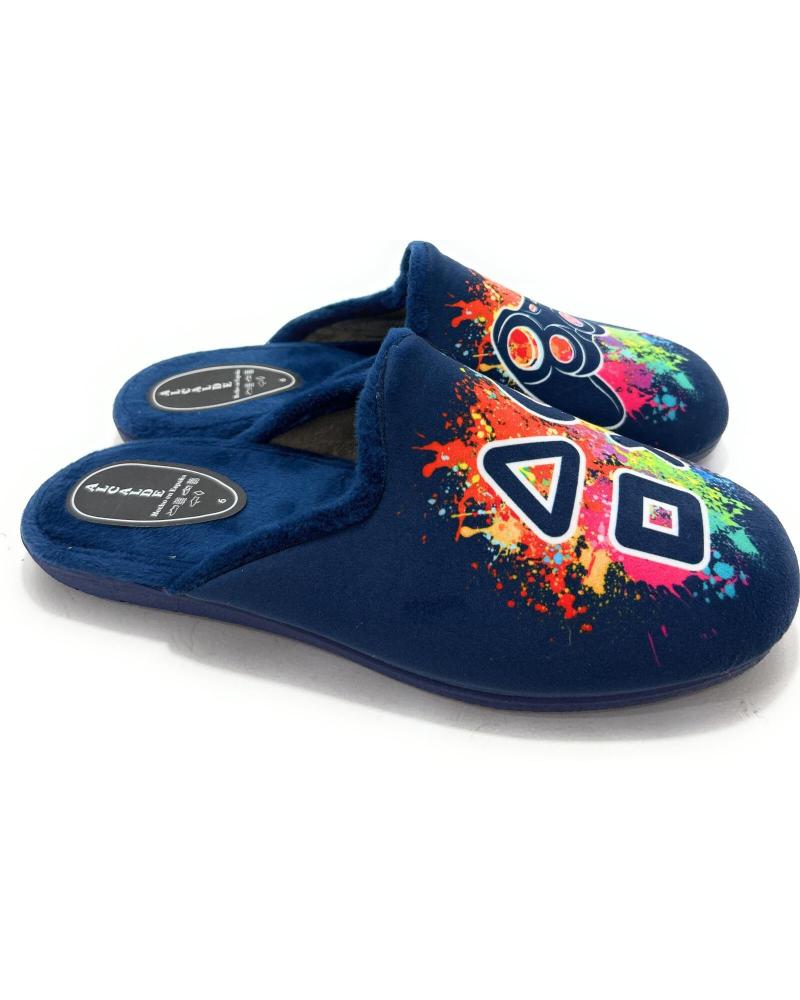 ALCALDE ZAPATILLAS DE CASA PLAY CONFORT AZUL AZUL