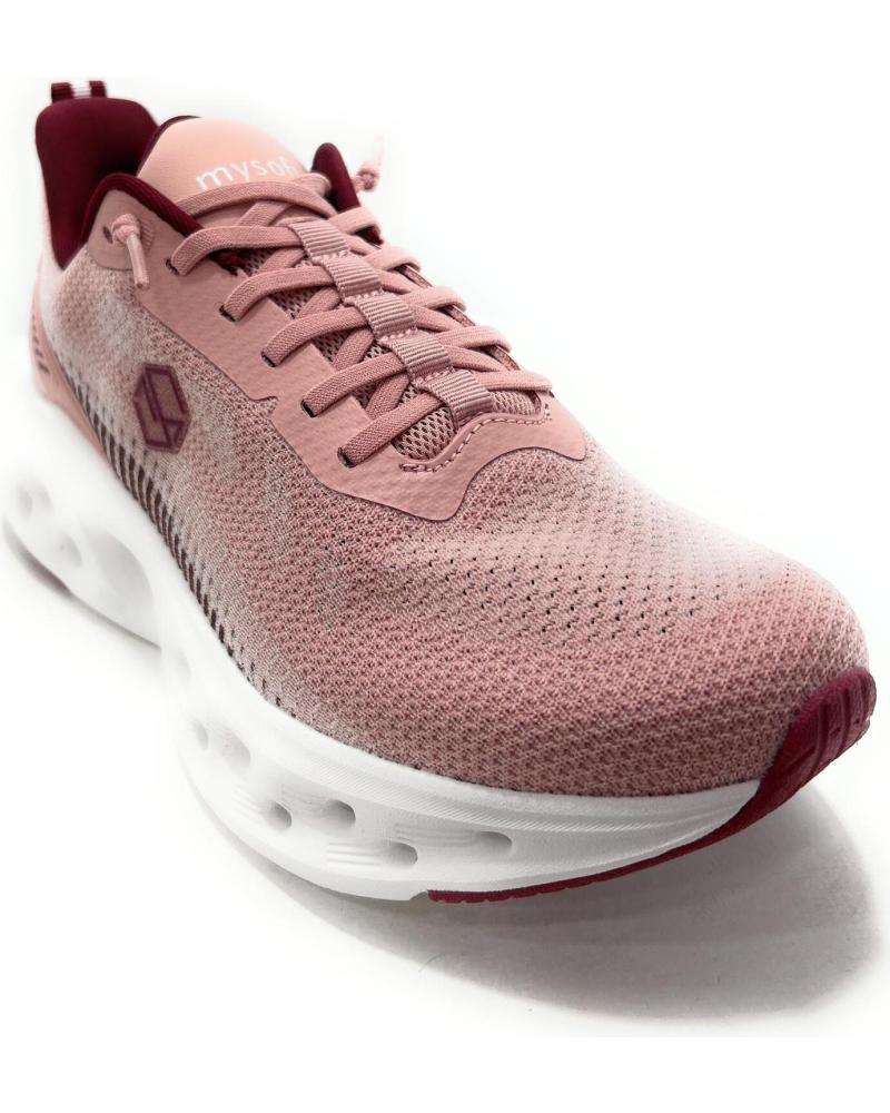 ZAPATILLAS DEPORTIVAS MYSOFT CALCE FÁCIL ELÁSTICO ROSA VARIOS COLORES