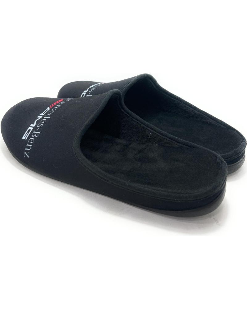 ALCALDE ZAPATILLAS DE CASA MERCEDES CONFO NEGRAS NEGRO