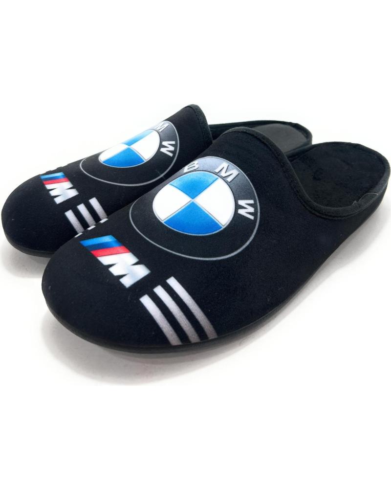 ALCALDE ZAPATILLAS DE CASA BMW CONFORT NEGRAS NEGRO