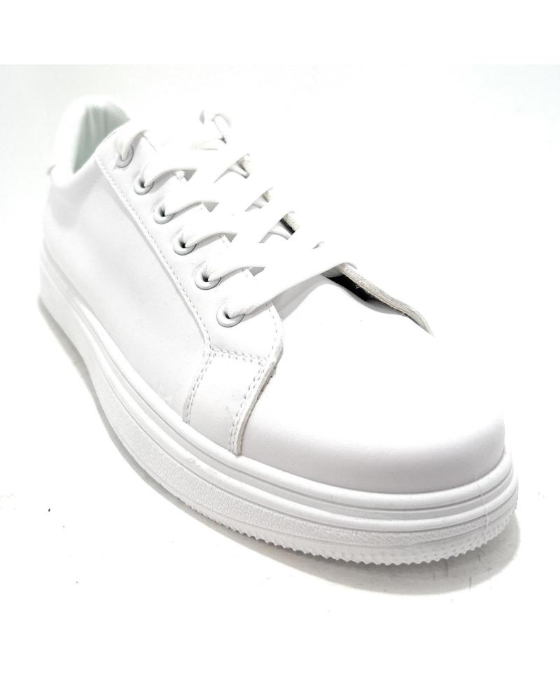ZAPATILLAS CHIC VISION CLASSIC BLANCAS CON CORDONES BLANCO