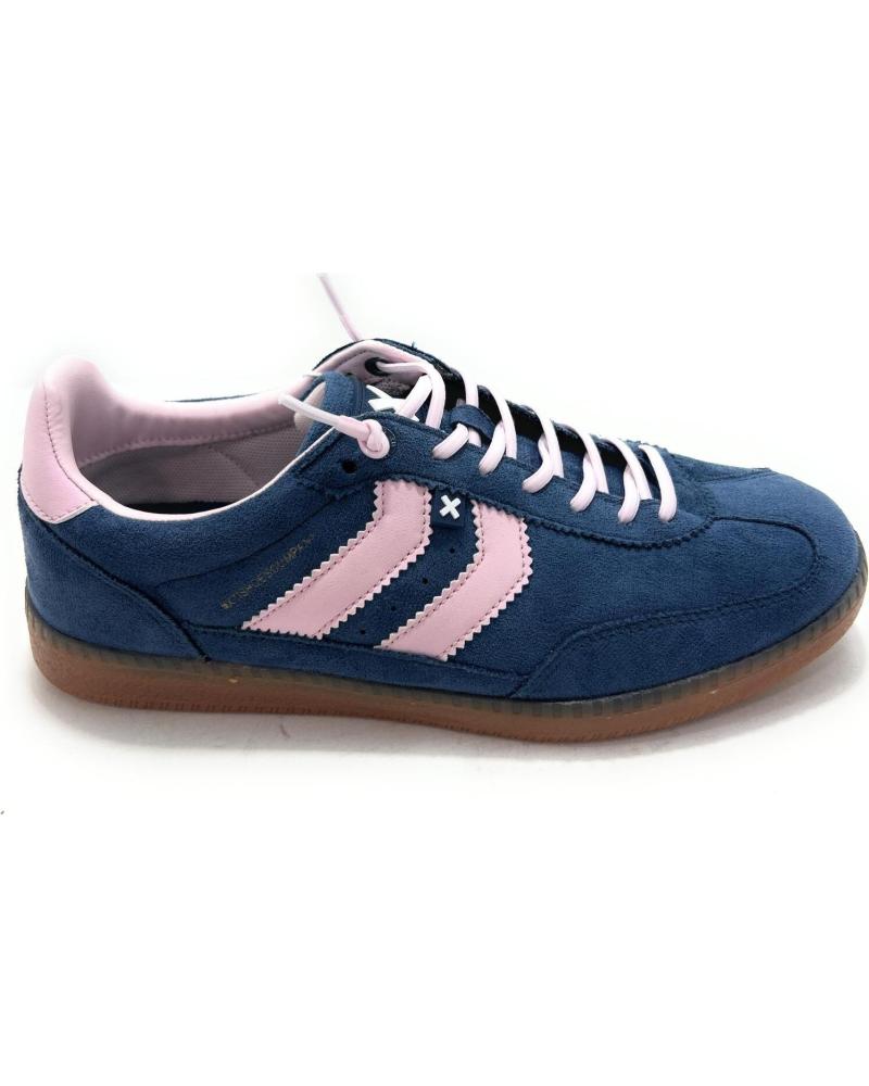 ZAPATILLAS XTI CONFOR DE SERRAJE AZULES CON CORDONES AZUL