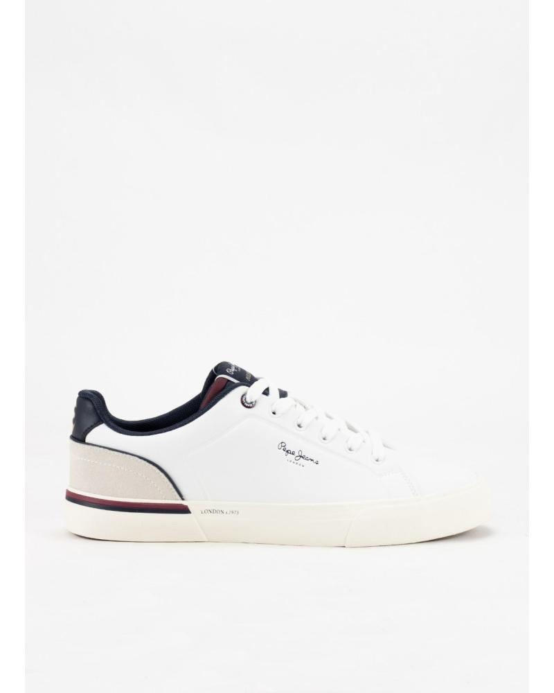 ZAPATILLAS PEPE JEANS KENTON CAMPUS BLANCAS BLANCO