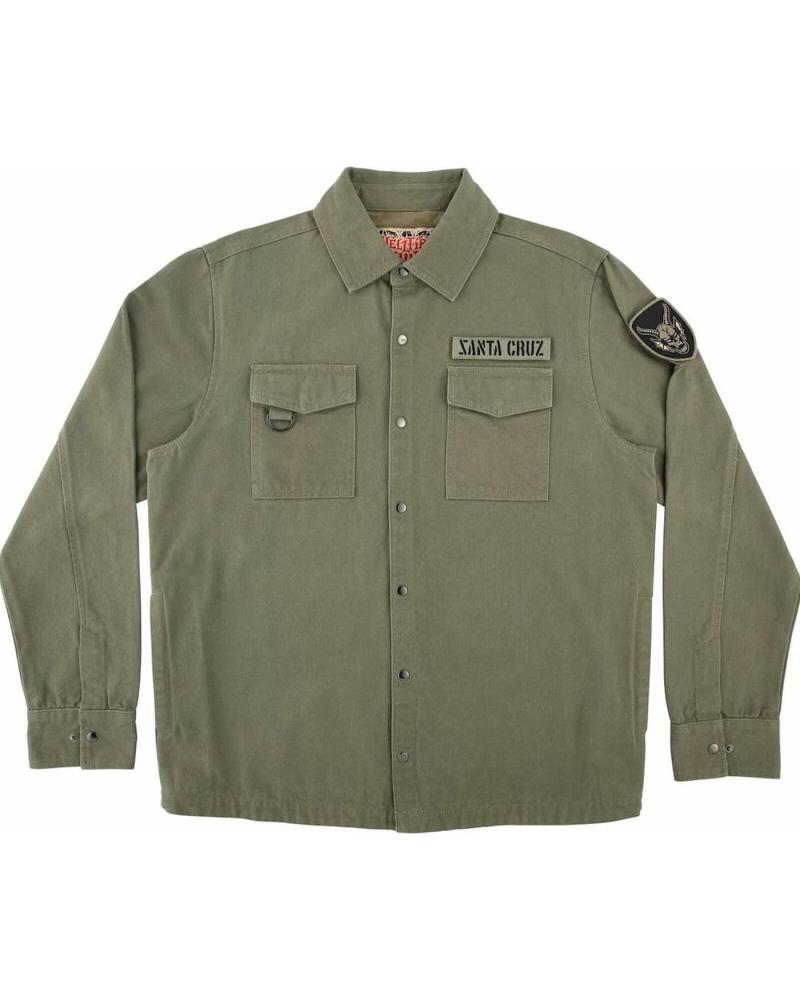 CHAQUETA UTILITY SANTA CRUZ X STRANGER THINGS CRAWL NEGRA NAN